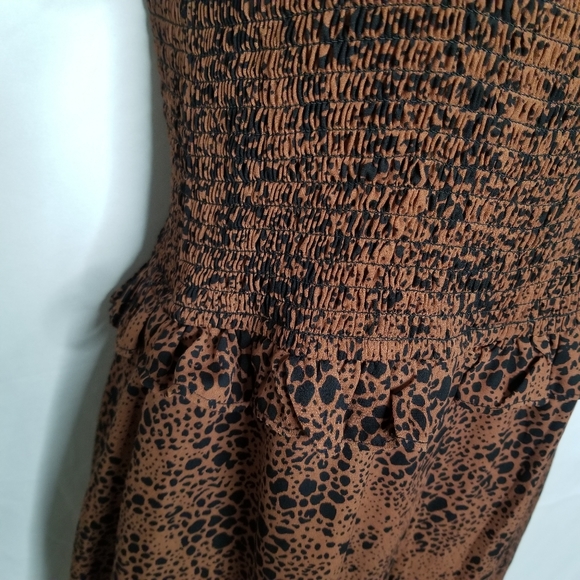 Socialite Smocked Bodice Wide Leg Jumpsuit - Picture 9 of 15